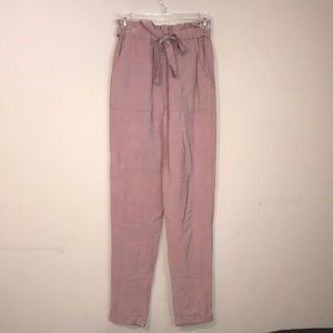 Dream house tie waist pants
